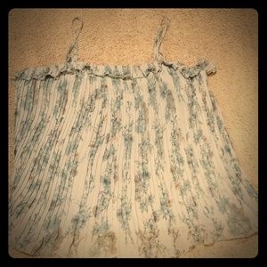 Lauren Conrad Pleated Floral Top